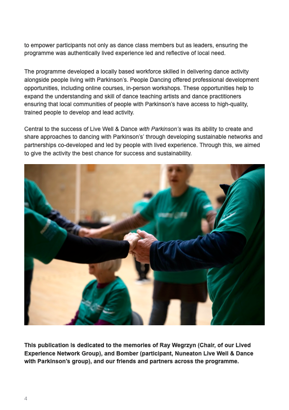 Live Well and Dance with Parkinson's